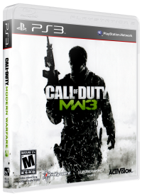 Call of Duty Modern Warfare 3 Playstation 3  box art